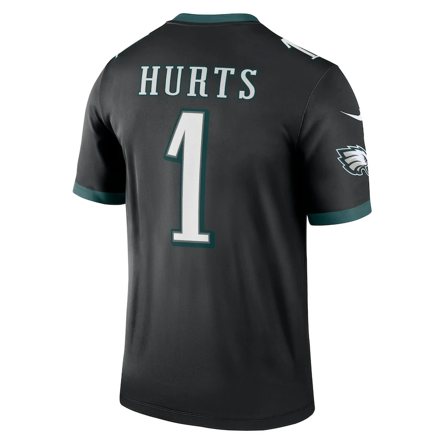Men's Philadelphia Eagles Jalen Hurts Nike Black Legend Jersey 6 Men's Philadelphia Eagles Jalen Hurts Nike Black Legend Jersey – Bild 4