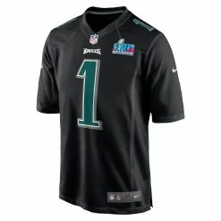 Men's Philadelphia Eagles Jalen Hurts Nike Black Super Bowl LVII Patch Fashion Game Jersey 8 Men's Philadelphia Eagles Jalen Hurts Nike Black Super Bowl LVII Patch Fashion Game Jersey -NFL fanshirt Shop mens nike jalen hurts black philadelphia eagles super bowl lvii patch fashion game jersey pi5340000 altimages ff 5340060 b470c5b65241e2142024alt2 full