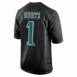 Men's Philadelphia Eagles Jalen Hurts Nike Black Super Bowl LVII Patch Fashion Game Jersey 9 Men's Philadelphia Eagles Jalen Hurts Nike Black Super Bowl LVII Patch Fashion Game Jersey -NFL fanshirt Shop mens nike jalen hurts black philadelphia eagles super bowl lvii patch fashion game jersey pi5340000 altimages ff 5340060 b470c5b65241e2142024alt3 full