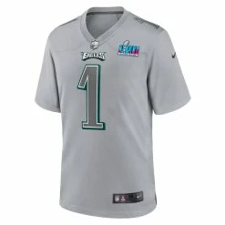 Men's Philadelphia Eagles Jalen Hurts Nike Gray Super Bowl LVII Patch Atmosphere Fashion Game Jersey 8 Men's Philadelphia Eagles Jalen Hurts Nike Gray Super Bowl LVII Patch Atmosphere Fashion Game Jersey -NFL fanshirt Shop mens nike jalen hurts gray philadelphia eagles super bowl lvii patch atmosphere fashion game jersey pi5302000 altimages ff 5302206 fa06fe53e288df46a007alt2 full
