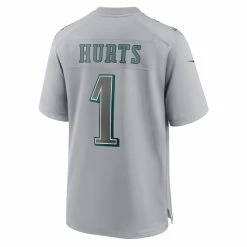 Men's Philadelphia Eagles Jalen Hurts Nike Gray Super Bowl LVII Patch Atmosphere Fashion Game Jersey 9 Men's Philadelphia Eagles Jalen Hurts Nike Gray Super Bowl LVII Patch Atmosphere Fashion Game Jersey -NFL fanshirt Shop mens nike jalen hurts gray philadelphia eagles super bowl lvii patch atmosphere fashion game jersey pi5302000 altimages ff 5302206 fa06fe53e288df46a007alt3 full
