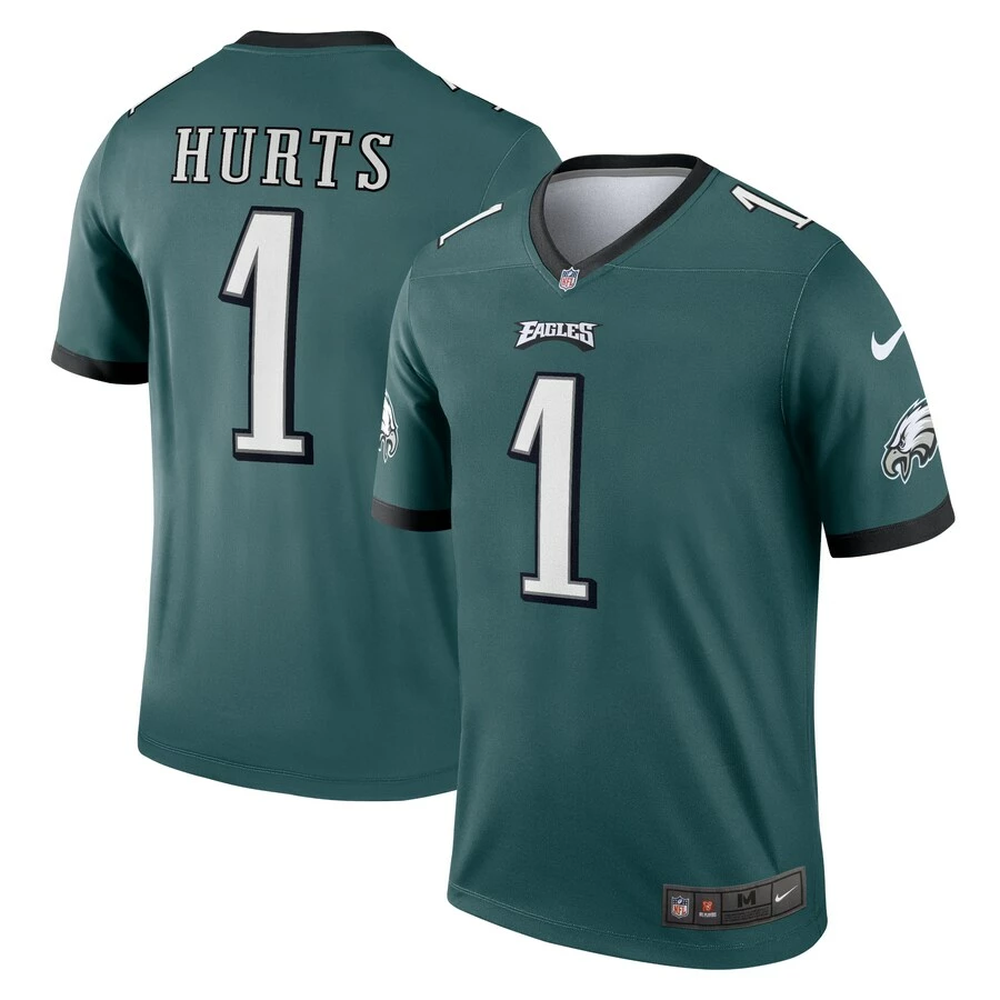 Men's Philadelphia Eagles Jalen Hurts Nike Midnight Green Legend Jersey 3 Men's Philadelphia Eagles Jalen Hurts Nike Midnight Green Legend Jersey