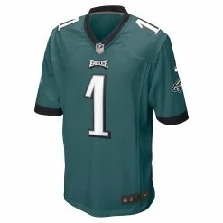 Men's Philadelphia Eagles Jalen Hurts Nike Midnight Green Player Jersey -NFL fanshirt Shop mens nike jalen hurts midnight green philadelphia eagles player jersey pi4277000 altimages ff 4277482 825bde2b996982c75599alt2 full