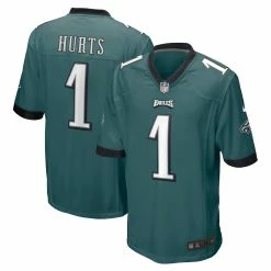 Men's Philadelphia Eagles Jalen Hurts Nike Midnight Green Team Game Jersey -NFL fanshirt Shop mens nike jalen hurts midnight green philadelphia eagles team game jersey pi4424000 altimages ff 4424189 ad606d2ff91601d3142aalt1 full