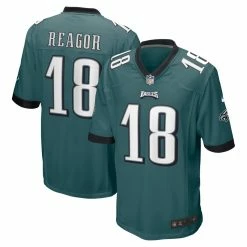 Men's Philadelphia Eagles Jalen Reagor Nike Midnight Green Game Jersey