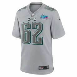 Men's Philadelphia Eagles Jason Kelce Nike Gray Super Bowl LVII Patch Atmosphere Fashion Game Jersey -NFL fanshirt Shop mens nike jason kelce gray philadelphia eagles super bowl lvii patch atmosphere fashion game jersey pi5302000 altimages ff 5302208 4b2f1d4235f50b0545c8alt2 full