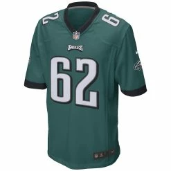Men's Philadelphia Eagles Jason Kelce Nike Green Game Player Jersey -NFL fanshirt Shop mens nike jason kelce green philadelphia eagles game player jersey pi1977000 altimages ff 1977342alt2 full