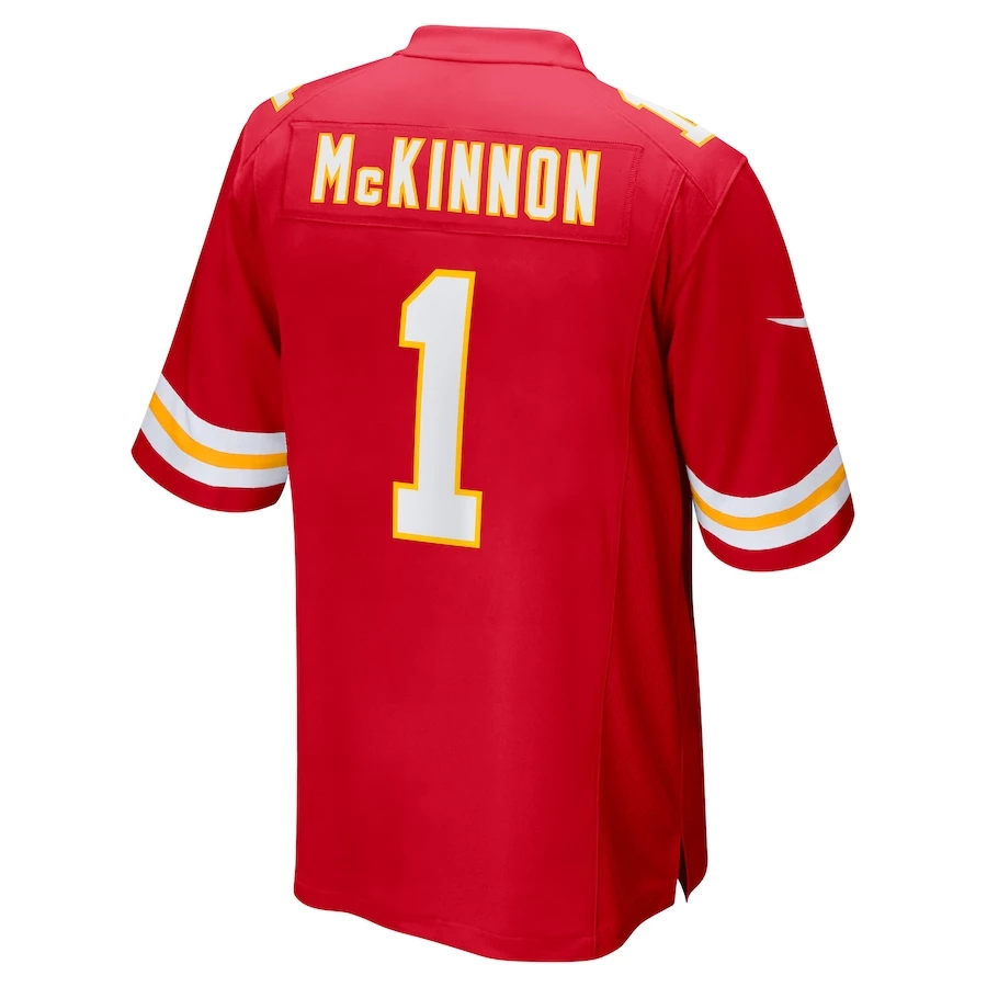 Men's Kansas City Chiefs Jerick McKinnon Nike Red Game Player Jersey 6 Men's Kansas City Chiefs Jerick McKinnon Nike Red Game Player Jersey – Bild 4