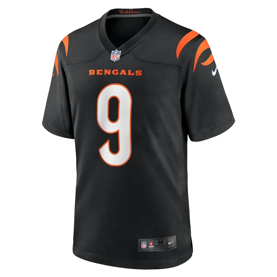 Men's Cincinnati Bengals Joe Burrow Nike Black Player Game Jersey 4 Men's Cincinnati Bengals Joe Burrow Nike Black Player Game Jersey – Bild 3