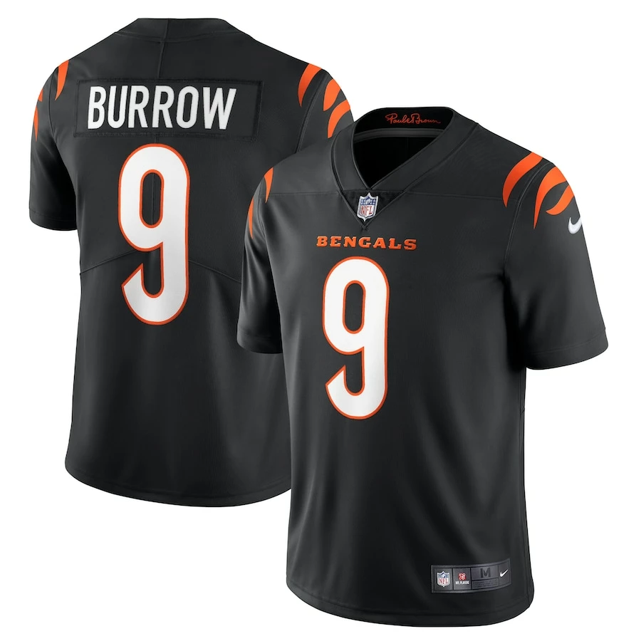 Men's Cincinnati Bengals Joe Burrow Nike Black Vapor Limited Jersey 4 Men's Cincinnati Bengals Joe Burrow Nike Black Vapor Limited Jersey – Bild 2