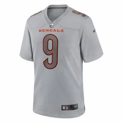 Men's Cincinnati Bengals Joe Burrow Nike Gray Atmosphere Fashion Game Jersey -NFL fanshirt Shop mens nike joe burrow gray cincinnati bengals atmosphere fashion game jersey pi4570000 altimages ff 4570065 0d1af161b2e211b6d28calt2 full