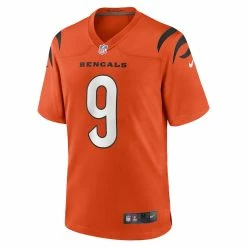 Men's Cincinnati Bengals Joe Burrow Nike Orange Game Jersey -NFL fanshirt Shop mens nike joe burrow orange cincinnati bengals game jersey pi4599000 altimages ff 4599495 b91eff099be38604efc8alt2 full