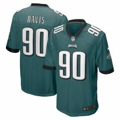 Men's Philadelphia Eagles Jordan Davis Nike Green Player Game Jersey -NFL fanshirt Shop mens nike jordan davis green philadelphia eagles player game jersey pi4868000 altimages ff 4868459 cb6fae7963782722c472alt1 full