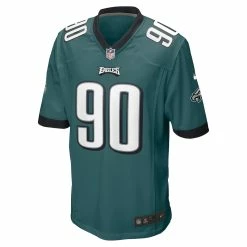 Men's Philadelphia Eagles Jordan Davis Nike Green Player Game Jersey -NFL fanshirt Shop mens nike jordan davis green philadelphia eagles player game jersey pi4868000 altimages ff 4868459 cb6fae7963782722c472alt2 full