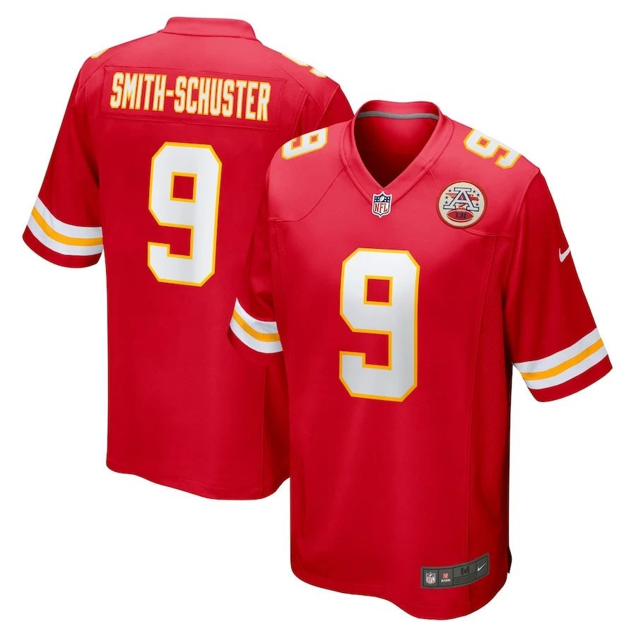 Men's Kansas City Chiefs JuJu Smith-Schuster Nike Red Player Game Jersey 4 Men's Kansas City Chiefs JuJu Smith-Schuster Nike Red Player Game Jersey – Bild 2