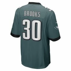 Men's Philadelphia Eagles Kennedy Brooks Nike Midnight Green Game Player Jersey -NFL fanshirt Shop mens nike kennedy brooks midnight green philadelphia eagles game player jersey pi5118000 altimages ff 5118640 5d565a667dbf70612875alt3 full