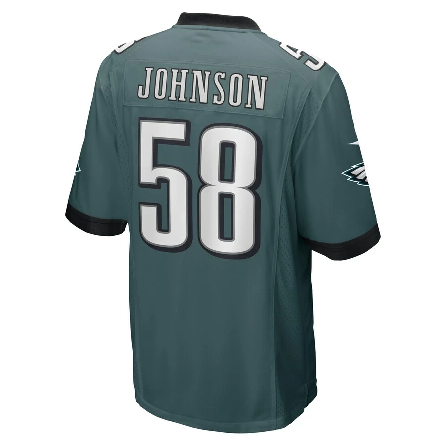 Men's Philadelphia Eagles Kyron Johnson Nike Midnight Green Game Player Jersey 6 Men's Philadelphia Eagles Kyron Johnson Nike Midnight Green Game Player Jersey – Bild 4