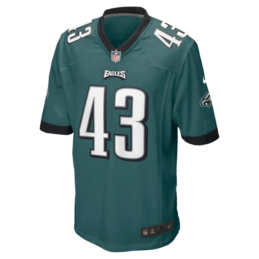 Men's Philadelphia Eagles Kyzir White Nike Midnight Green Game Jersey 5 Men's Philadelphia Eagles Kyzir White Nike Midnight Green Game Jersey – Bild 3