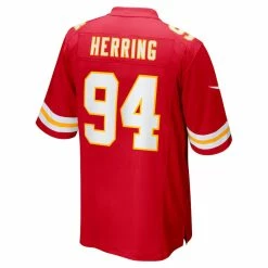 Men's Kansas City Chiefs Malik Herring Nike Red Team Game Player Jersey -NFL fanshirt Shop mens nike malik herring red kansas city chiefs team game player jersey pi5114000 altimages ff 5114385 a02fecce29da86025fe3alt3 full