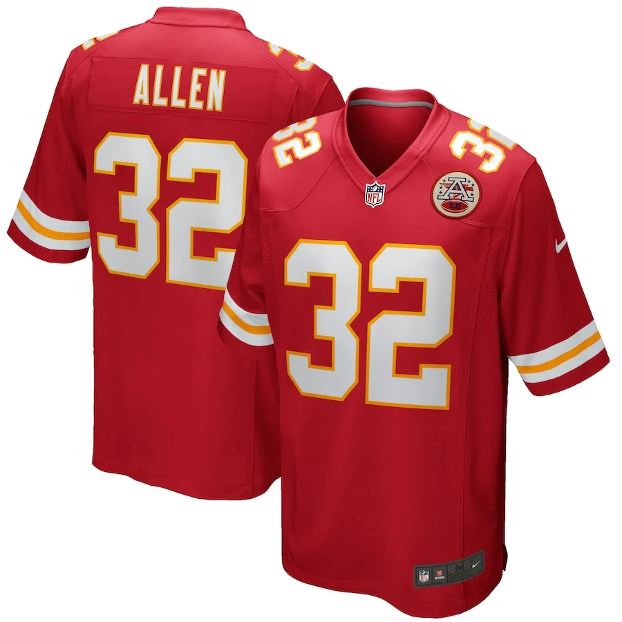 Men's Kansas City Chiefs Marcus Allen Nike Red Game Retired Player Jersey 4 Men's Kansas City Chiefs Marcus Allen Nike Red Game Retired Player Jersey – Bild 2