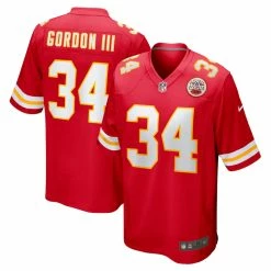 Men's Kansas City Chiefs Melvin Gordon III Nike Red Home Game Player Jersey -NFL fanshirt Shop mens nike melvin gordon iii red kansas city chiefs home game player jersey pi5275000 altimages ff 5275932 61797ef4e13425904715alt1 full