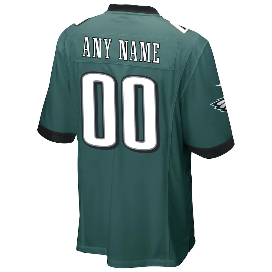 Men's Philadelphia Eagles Nike Midnight Green Custom Game Jersey 6 Men's Philadelphia Eagles Nike Midnight Green Custom Game Jersey – Bild 4