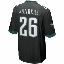 Men's Philadelphia Eagles Miles Sanders Nike Black Game Jersey 9 Men's Philadelphia Eagles Miles Sanders Nike Black Game Jersey -NFL fanshirt Shop mens nike miles sanders black philadelphia eagles game jersey pi4020000 altimages ff 4020254 123cfce6cbeea27a441falt3 full