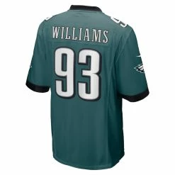 Men's Philadelphia Eagles Milton Williams Nike Midnight Green Game Jersey -NFL fanshirt Shop mens nike milton williams midnight green philadelphia eagles game jersey pi4458000 altimages ff 4458552 623b9bdb91c91e369953alt3 full