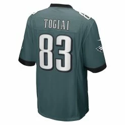Men's Philadelphia Eagles Noah Togiai Nike Midnight Green Game Player Jersey -NFL fanshirt Shop mens nike noah togiai midnight green philadelphia eagles game player jersey pi5118000 altimages ff 5118663 7537999bd94f165178adalt3 full