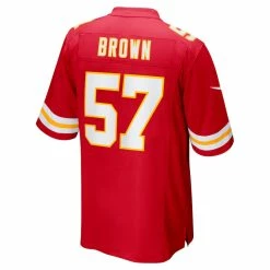 Men's Kansas City Chiefs Orlando Brown Nike Red Game Jersey -NFL fanshirt Shop mens nike orlando brown red kansas city chiefs game jersey pi4325000 altimages ff 4325685 56b97c5cab6cc06bd0c8alt3 full