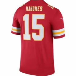 Men's Kansas City Chiefs Patrick Mahomes Nike Red Legend Jersey -NFL fanshirt Shop mens nike patrick mahomes red kansas city chiefs legend jersey pi2815000 altimages ff 2815814alt3 full