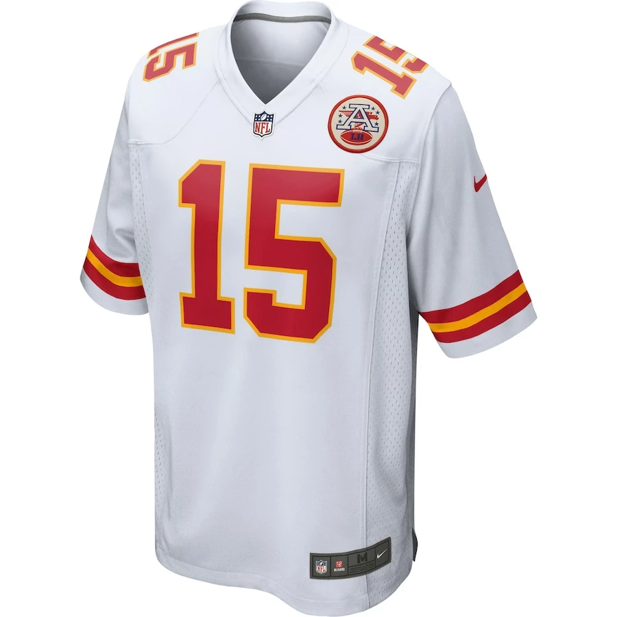 Men's Kansas City Chiefs Patrick Mahomes Nike White Game Jersey 5 Men's Kansas City Chiefs Patrick Mahomes Nike White Game Jersey – Bild 3