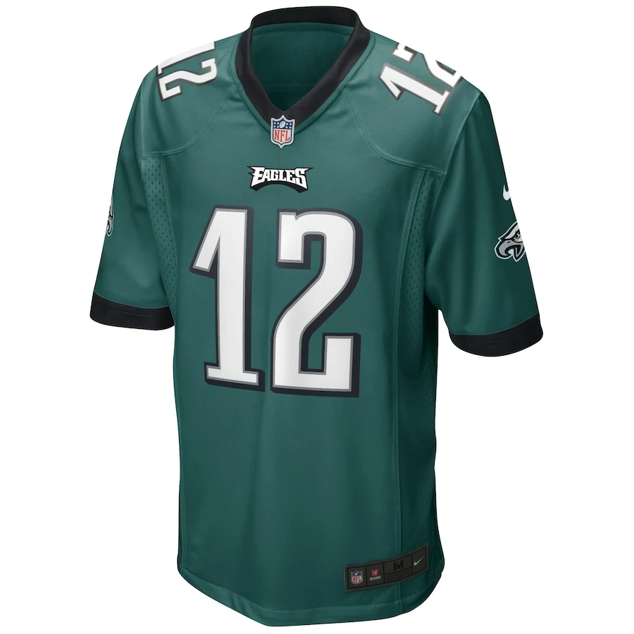Men's Philadelphia Eagles Randall Cunningham Nike Midnight Green Game Retired Player Jersey 5 Men's Philadelphia Eagles Randall Cunningham Nike Midnight Green Game Retired Player Jersey – Bild 3