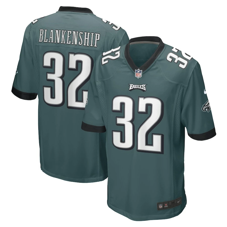 Men's Philadelphia Eagles Reed Blankenship Nike Midnight Green Game Player Jersey 4 Men's Philadelphia Eagles Reed Blankenship Nike Midnight Green Game Player Jersey – Bild 2