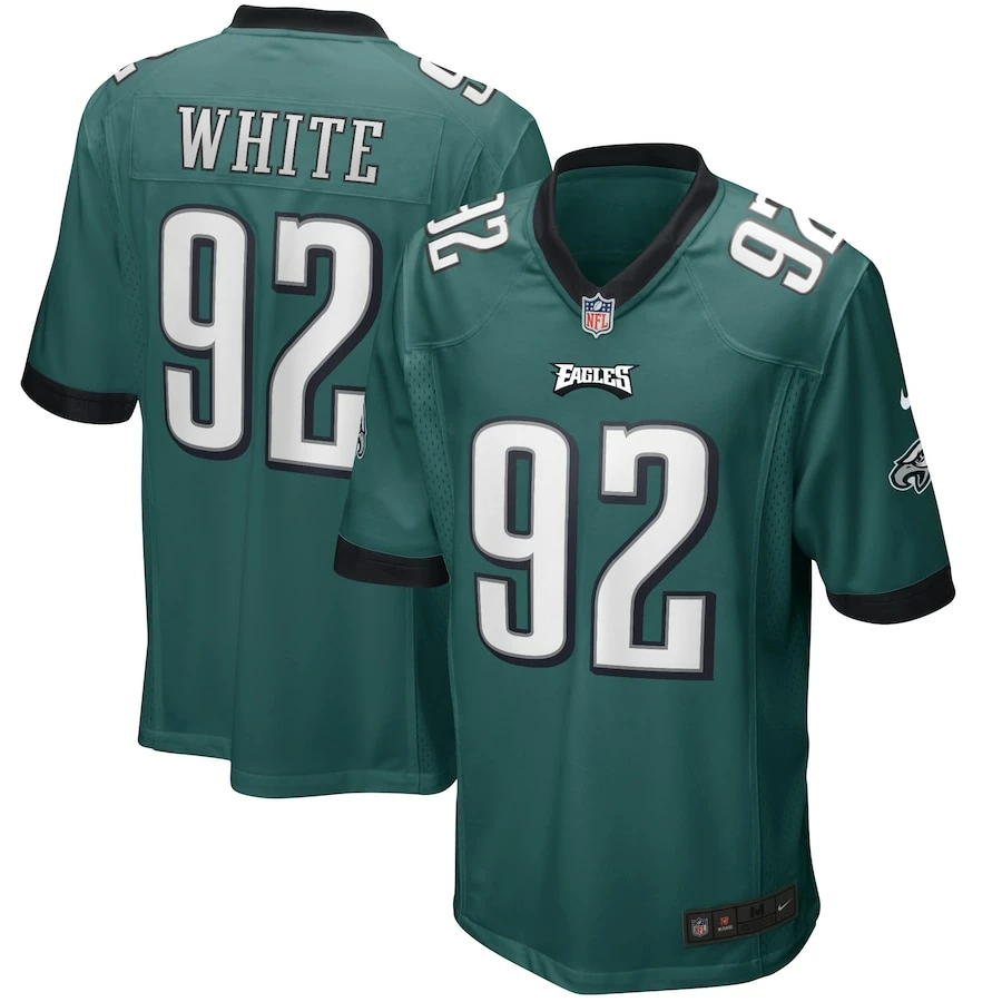 Men's Philadelphia Eagles Reggie White Nike Midnight Green Game Retired Player Jersey 4 Men's Philadelphia Eagles Reggie White Nike Midnight Green Game Retired Player Jersey – Bild 2