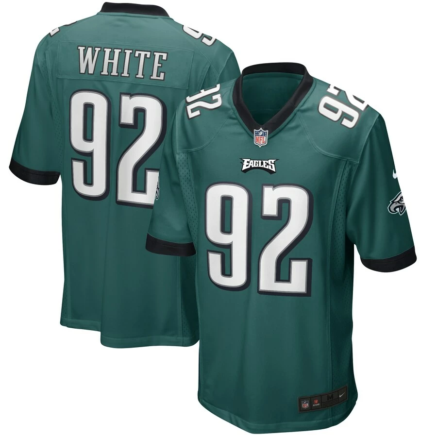 Men's Philadelphia Eagles Reggie White Nike Midnight Green Game Retired Player Jersey 3 Men's Philadelphia Eagles Reggie White Nike Midnight Green Game Retired Player Jersey