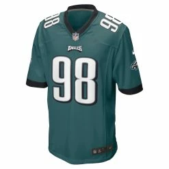 Men's Philadelphia Eagles Robert Quinn Nike Midnight Green Game Player Jersey -NFL fanshirt Shop mens nike robert quinn midnight green philadelphia eagles game player jersey pi5220000 altimages ff 5220874 4f7c044821fe3804ff7calt2 full