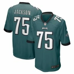 Men's Philadelphia Eagles Tarron Jackson Nike Midnight Green Game Jersey -NFL fanshirt Shop mens nike tarron jackson midnight green philadelphia eagles game jersey pi4458000 altimages ff 4458548 07f5dafb93ca96c766d6alt1 full
