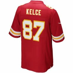 Men's Kansas City Chiefs Travis Kelce Nike Red Team Game Jersey 15 Men's Kansas City Chiefs Travis Kelce Nike Red Team Game Jersey -NFL fanshirt Shop mens nike travis kelce red kansas city chiefs team game jersey pi2170000 altimages ff 2170284alt3 full