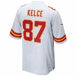 Men's Kansas City Chiefs Travis Kelce Nike White Game Jersey 15 Men's Kansas City Chiefs Travis Kelce Nike White Game Jersey -NFL fanshirt Shop mens nike travis kelce white kansas city chiefs game jersey pi2688000 altimages ff 2688661alt3 full