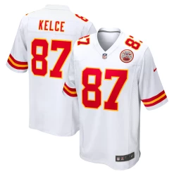 Men's Kansas City Chiefs Travis Kelce Nike White Player Game Jersey -NFL fanshirt Shop mens nike travis kelce white kansas city chiefs player game jersey pi4555000 altimages ff 4555979 c27ffb2d6567654cf3c4alt1 full