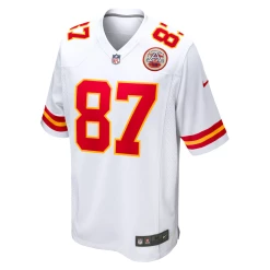Men's Kansas City Chiefs Travis Kelce Nike White Player Game Jersey -NFL fanshirt Shop mens nike travis kelce white kansas city chiefs player game jersey pi4555000 altimages ff 4555979 c27ffb2d6567654cf3c4alt2 full