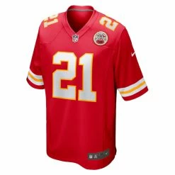 Men's Kansas City Chiefs Trent McDuffie Nike Red Player Game Jersey -NFL fanshirt Shop mens nike trent mcduffie red kansas city chiefs player game jersey pi4868000 altimages ff 4868476 555daed57adbe83849aaalt2 full