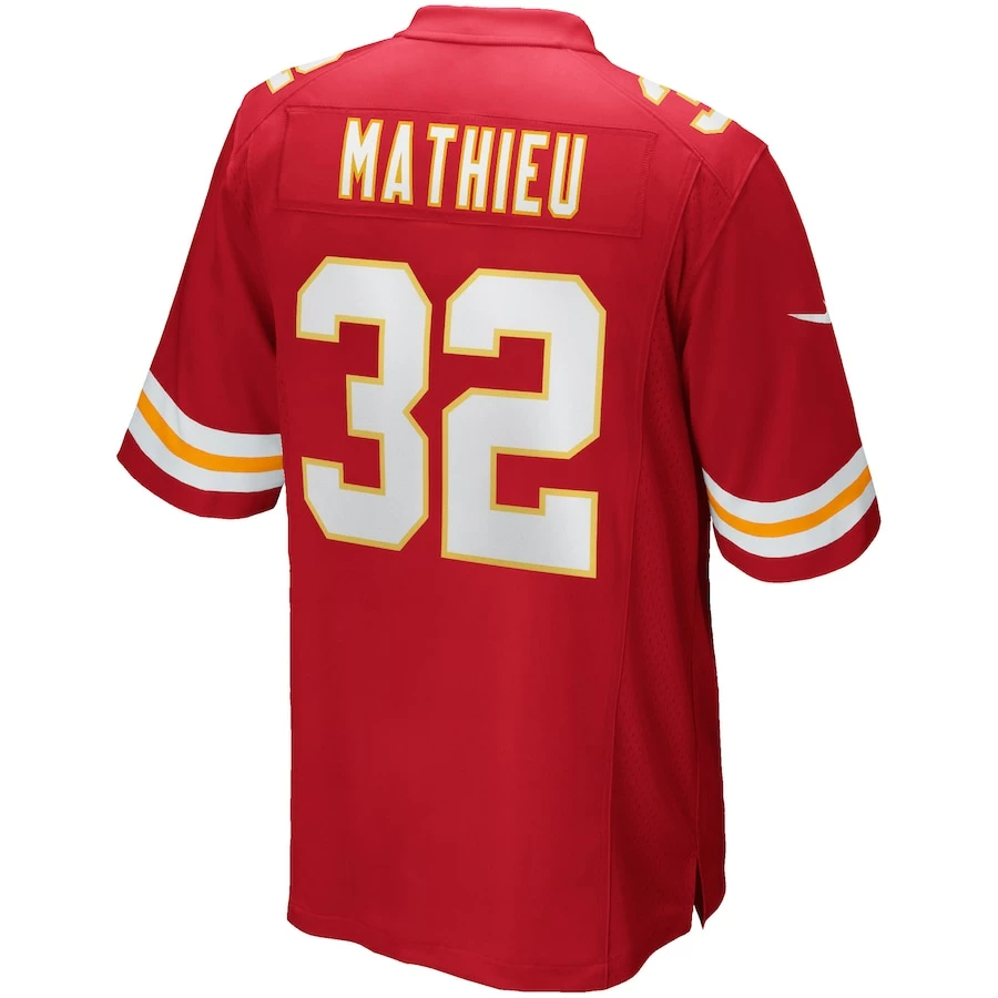 Men's Kansas City Chiefs Tyrann Mathieu Nike Red Game Player Jersey 6 Men's Kansas City Chiefs Tyrann Mathieu Nike Red Game Player Jersey – Bild 4