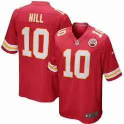 Men's Kansas City Chiefs Tyreek Hill Nike Red Game Player Jersey -NFL fanshirt Shop mens nike tyreek hill red kansas city chiefs game player jersey pi2653000 altimages ff 2653182alt1 full