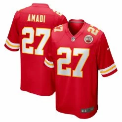 Men's Kansas City Chiefs Ugo Amadi Nike Red Home Game Player Jersey -NFL fanshirt Shop mens nike ugo amadi red kansas city chiefs home game player jersey pi5275000 altimages ff 5275930 81f5ae47d8aa54eb1904alt1 full
