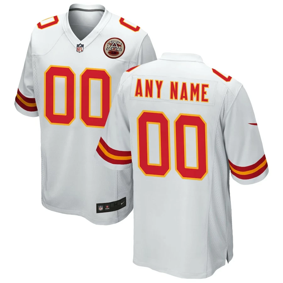 Men's Kansas City Chiefs Nike White Custom Game Jersey 4 Men's Kansas City Chiefs Nike White Custom Game Jersey – Bild 2