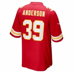 Men's Kansas City Chiefs Zayne Anderson Nike Red Player Game Jersey -NFL fanshirt Shop mens nike zayne anderson red kansas city chiefs player game jersey pi4493000 altimages ff 4493836 e96952a23a350d1e0196alt3 full