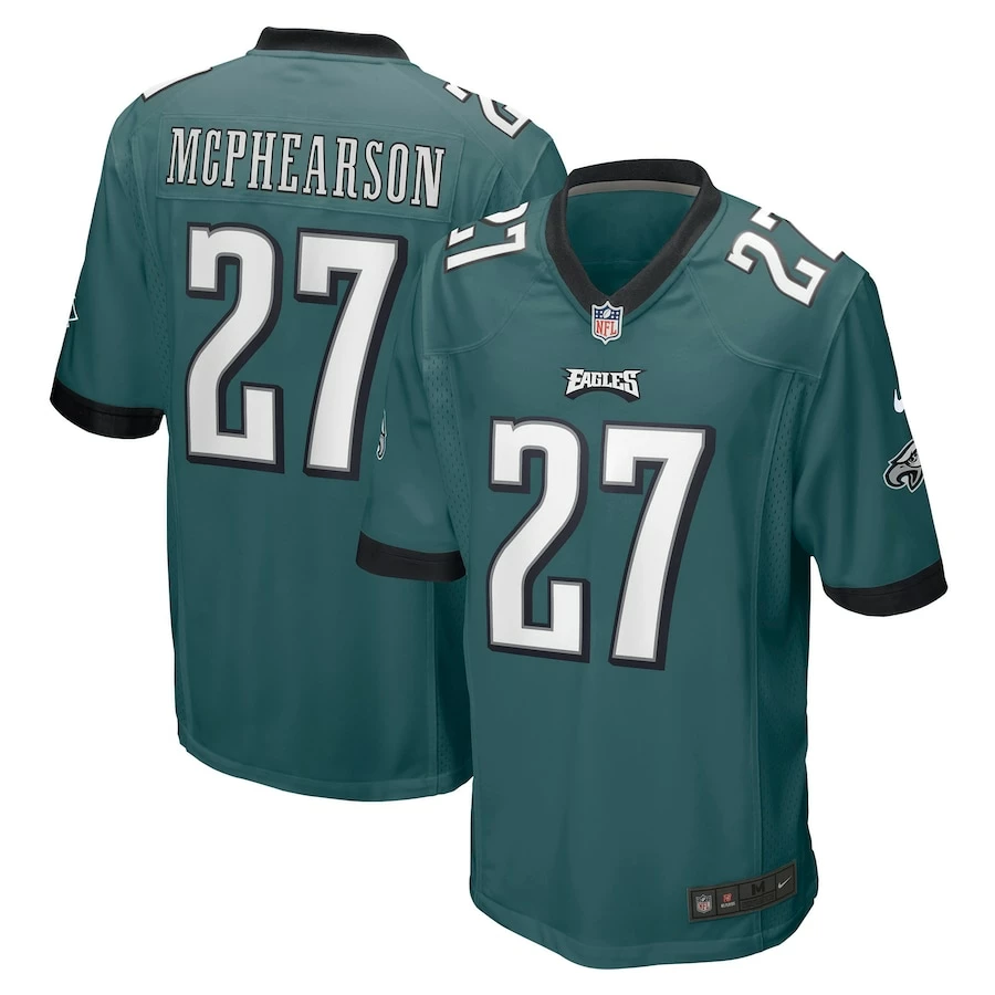 Men's Philadelphia Eagles Zech McPhearson Nike Midnight Green Game Jersey 4 Men's Philadelphia Eagles Zech McPhearson Nike Midnight Green Game Jersey – Bild 2