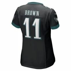 Women's Philadelphia Eagles A.J. Brown Nike Black Player Game Jersey 9 Women's Philadelphia Eagles A.J. Brown Nike Black Player Game Jersey -NFL fanshirt Shop womens nike aj brown black philadelphia eagles player game jersey pi4982000 altimages ff 4982107 e9e3ab993960a1d7c43balt3 full